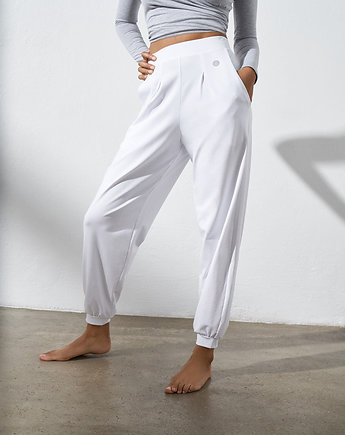 Spodnie do jogi MOONY Comfy Sweatpants - pure white xs/s, Moonholi