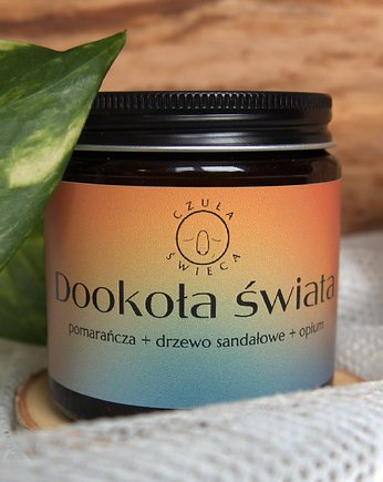 Świeca sojowa Dookoła świata 120ml, czula swieca