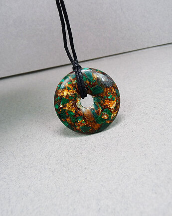 Okrągły wisior z malachitem, galeria nuit