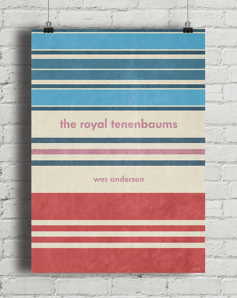 Genialny Klan - plakat - Wes Anderson, minimalmill
