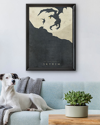 Plakat Elder Scrolls V: Skyrim, minimalmill