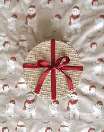 Pościel świąteczna dla dzieci 140/200 cm / 70x80 cm - misie polarne, Bo.