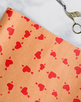 papier do pakowania -  strzałka- P-086k, Wrap and Pack