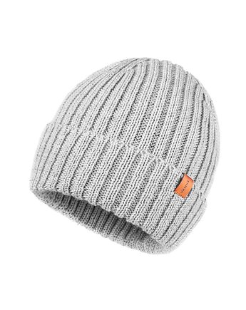 Czapka merino wool prążek szara, EsteraShop