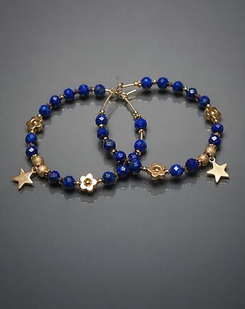 Kolczyki Alloys Collection Wianki Lapis lazuli vol. 2 , KiKa pracownia