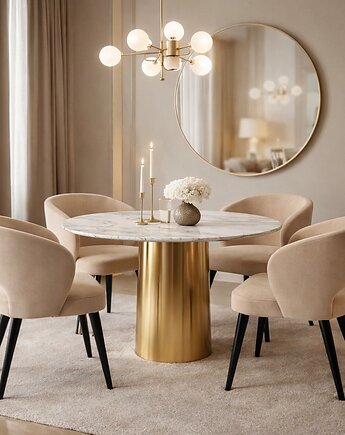 PRODUCENT Krzesło DELUXE KR-8 Tkanina Dream Velvet 202.04, EMRA WOOD DESIGN