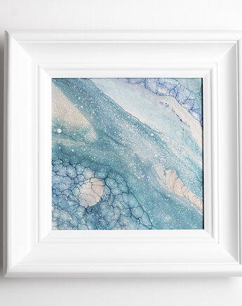 Ekspresyjny obrazek ręcznie malowany na prezent, Ela Kubat Art