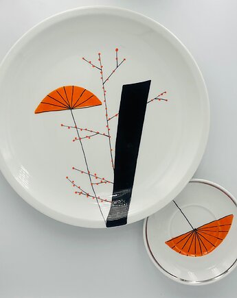 Wachlarzyki Ikebana, arent plates