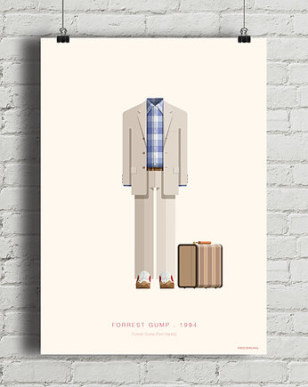 Forrest Gump - plakat fine art, minimalmill