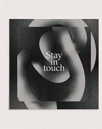 Stay in touch / Oryginalna grafika / poster print / Gicle, Alina Rybacka