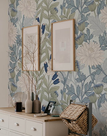 Tapeta William Morris niebieski, Bluebird Design