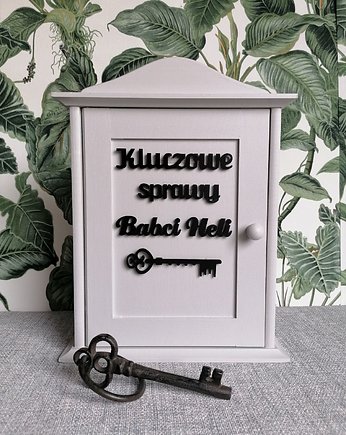 Szafka na klucze, prezent na dzień babci, Prowansalska Manufaktura