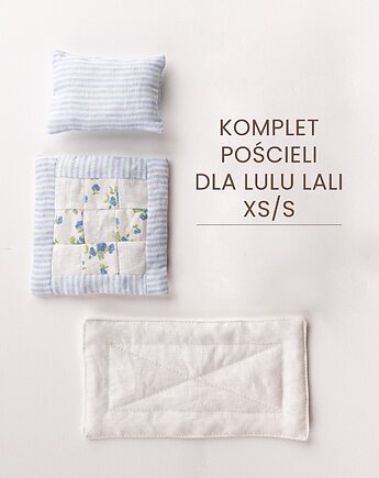 Pościel dla lalki lniana XS i S, LuluLino