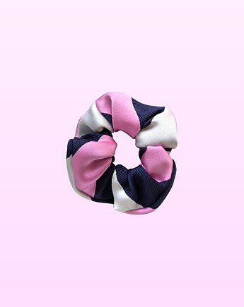 Scrunchie KID różowa w paski, mi.KREO