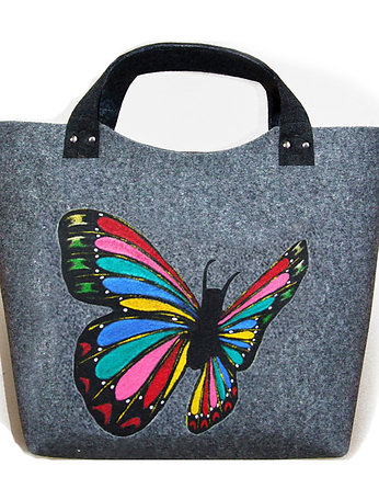 Filcowa torba motyl, ruben art