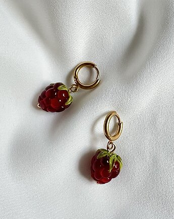 Kolczyki maliny, MaLa Jewellery