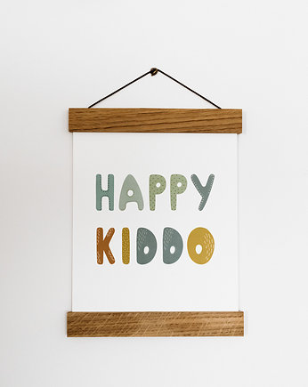 Plakat na wieszaku HAPPY KIDDO, Nostalgia Prints