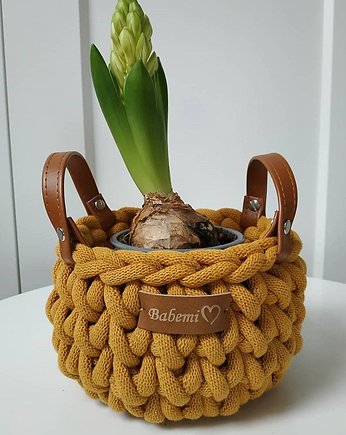 Koszyk osłonka na wionenne kwiaty " Kubełki Babemi", Babemi Love 