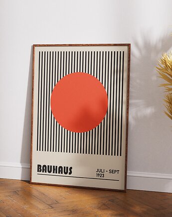 Minimalistyczny plakat - Bauhaus #19 - Do salonu, sypialni, biura, DAPIDOKA