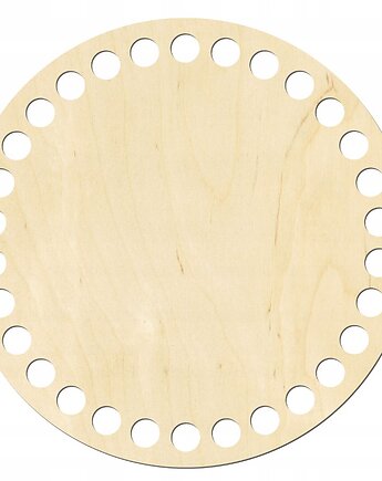 Podstawa Dno Baza do Szydełkowania Koszyczka 15cm 6mm Spód Drewniany KOŁO, smxdsgn