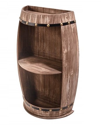 Barek Bodega półbeczka drewniana 79cm, Home Design