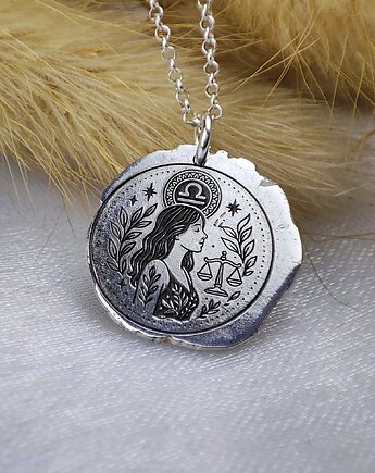 Znak zodiaku WAGA - moneta na szczęście, Sunflower Kornelia Kubinowska