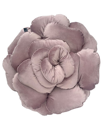 Poduszka Roxanne velvet pudrowy róż, colour contrast