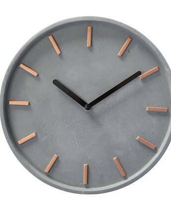 Zegar wiszący cementowy Gilli 27,5 cm, MIA home