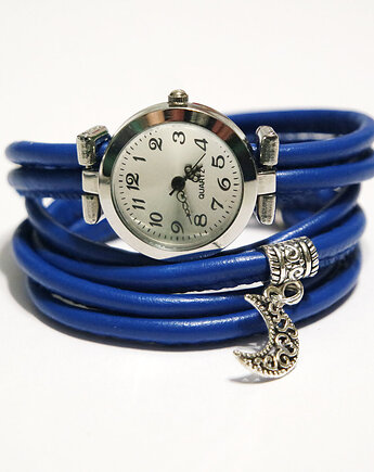 Zegarek, bransoletka - Chabrowy - Księżyc, yenoo