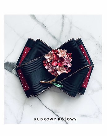 Brosza Hortensja z kwiatowej kolekcji NEW, Pudrowy Różowy