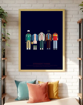 Stranger Things - plakat giclee art, minimalmill
