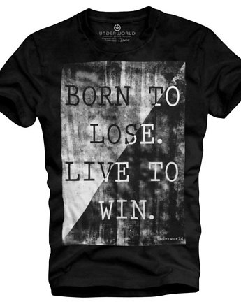 T-shirt męski UNDERWORLD Born to lose live to win, UNDERWORLD