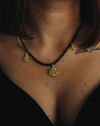 Naszyjnik Onyks z zawieszkami, Chmolowska Jewellery