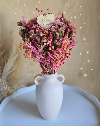 Kwiaty na Dzień Mamy - bukiet suszonych kwiatów do wazonu, BohoSuszki