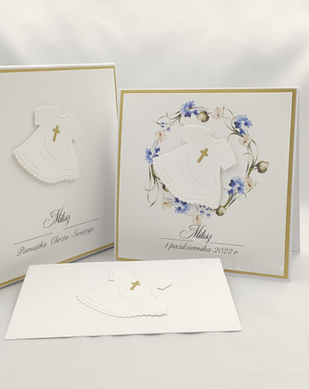Kartka na chrzest z pudełkiem i kopertą, C 31C, Anna Art and Crafts