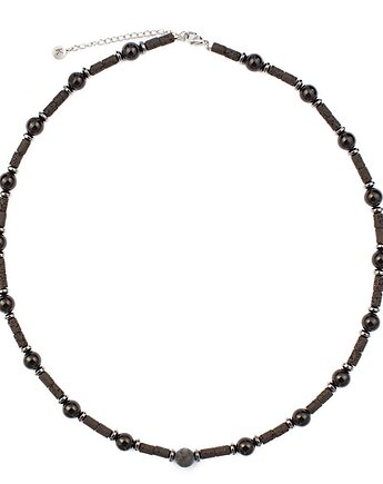 Męski naszyjnik zodiakalny - Lew, Kulka Bransoletki