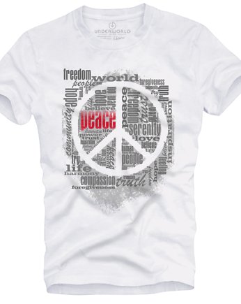 T-shirt męski UNDERWORLD Peace, UNDERWORLD