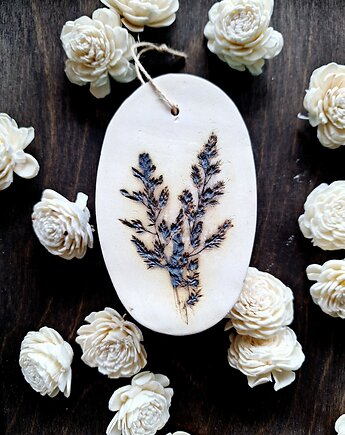 Ceramiczna zawieszka dekoracja ścienna, Wooden Love