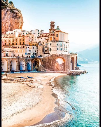 Plakat "Poranek w Amalfi" - Włochy, Fotobloki and decor