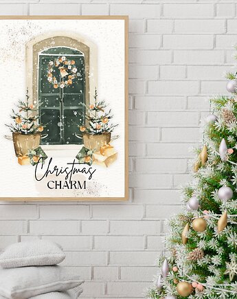 Plakat Christmas charm, OKAZJE - Prezent na Ślub