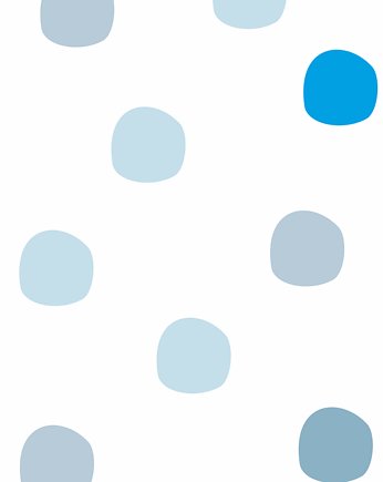 Tapeta dziecięca Niebieskie Kropki ( Blue Dots ), Humpty Dumpty Room Decoration