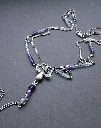 Naszyjnik Fluoryty & trzmiel, Memero