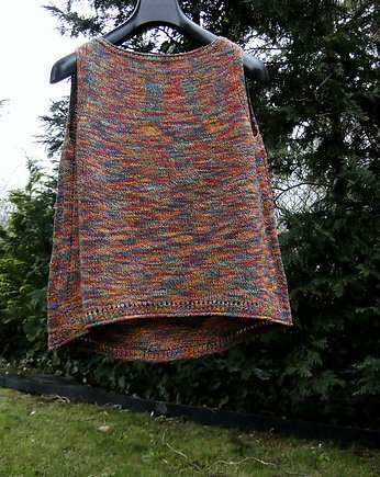 Akwarela/ cirkular top, agat handmade