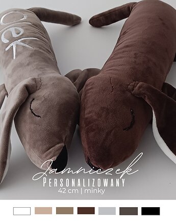 Piesek - jamnik - pamiątka narodzin  haft  kolory, Little Angels