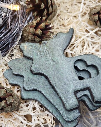 Zestaw ceramicznych zawieszek, ArtByLeika