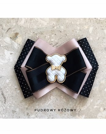 Brosza z MISIEM Nowość, Pudrowy Różowy