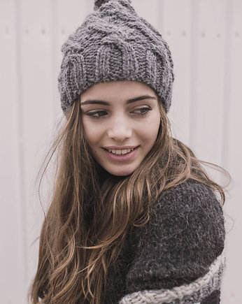 LUCY BEANIE szary, FinkeWear