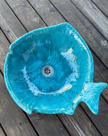 UM75 - Umywalka duża ryba, Dekornia