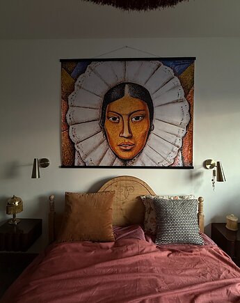 Duży obraz na płótnie - Kobieta z Tehuantepec - A. Ramos Martinez, Dekoracje PATKA Patrycja Kita