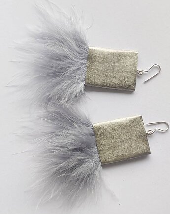 PIÓRKO kolczyki, Katarzyna Kaminska ART